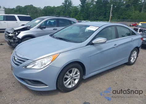 2014 Hyundai Sonata Gls из США, поврежденный, VIN 5NPEB4AC5EH929191